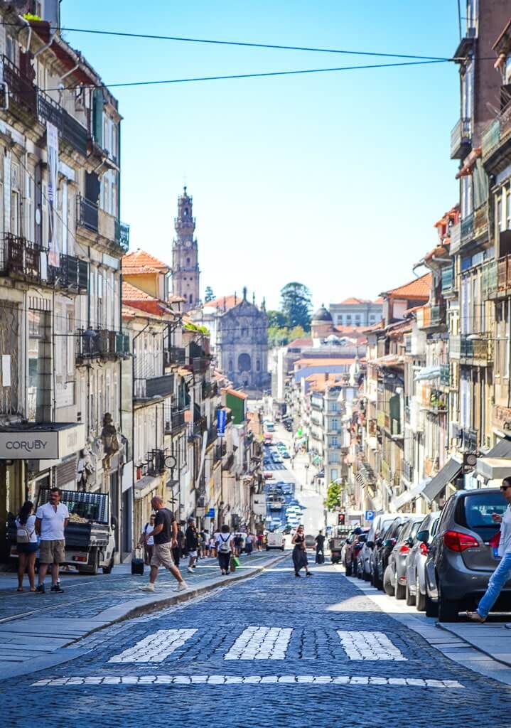 Streets of Porto - a helpful Porto travel tip - carry a good pair of walking shoes