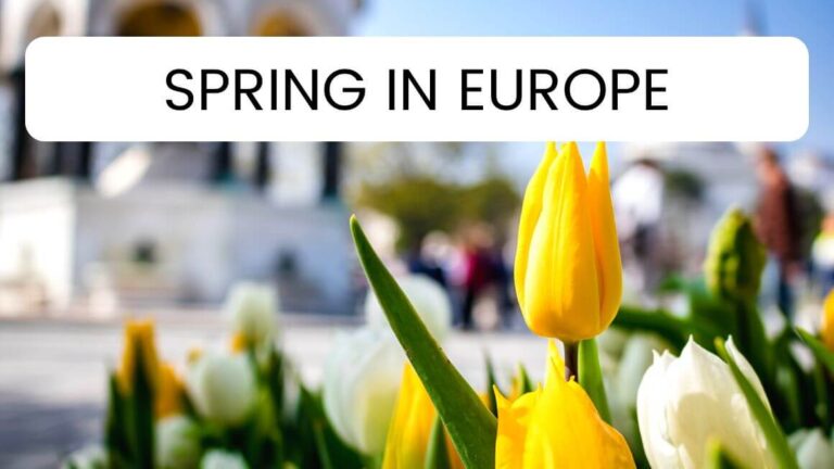 Traveling to Europe in spring? Looking for the best spring destinations in Europe? Check out this epic Europe spring bucket list with the 33 best places to visit in Europe in spring.