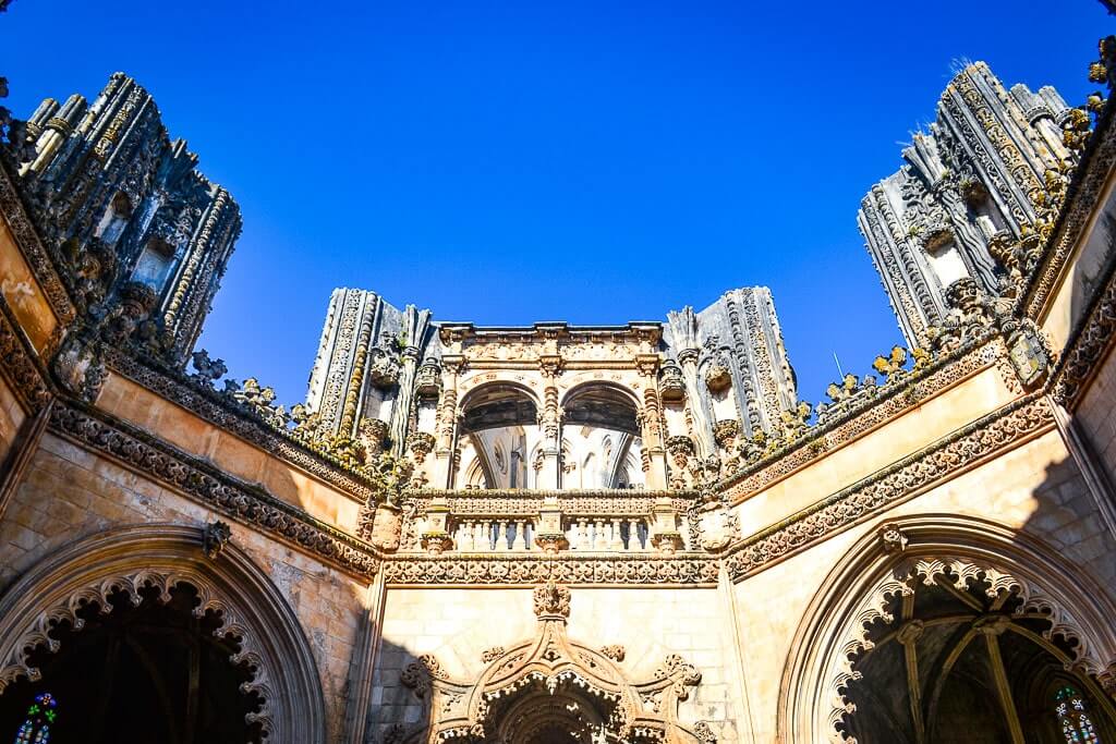 Unfinished chapels in Batalha Portugal