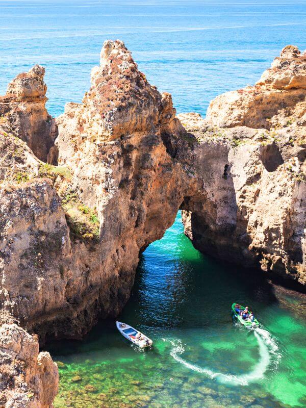 Ponta da Piedade in Algarve Portugal