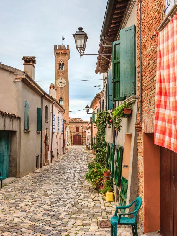 Santarcangelo di Romagna - medieval town in Italy