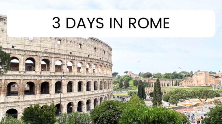 Traveling to Rome Italy and looking for the perfect Rome itinerary? Check out this epic 3 days in Rome itinerary and the see the best that Rome offers only in three days.