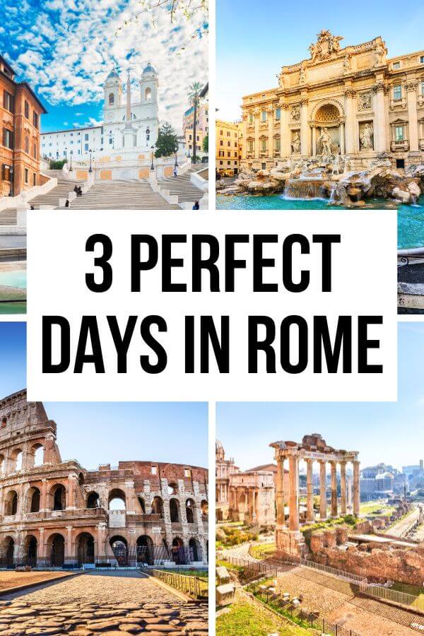 Traveling to Rome Italy and looking for the perfect Rome itinerary? Check out this epic 3 days in Rome itinerary and the see the best that Rome offers only in three days.