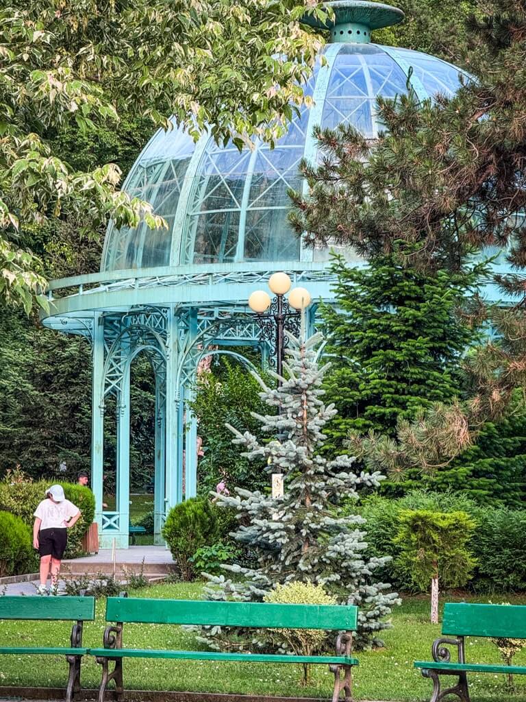 Sulphur water fountain in Borjomi