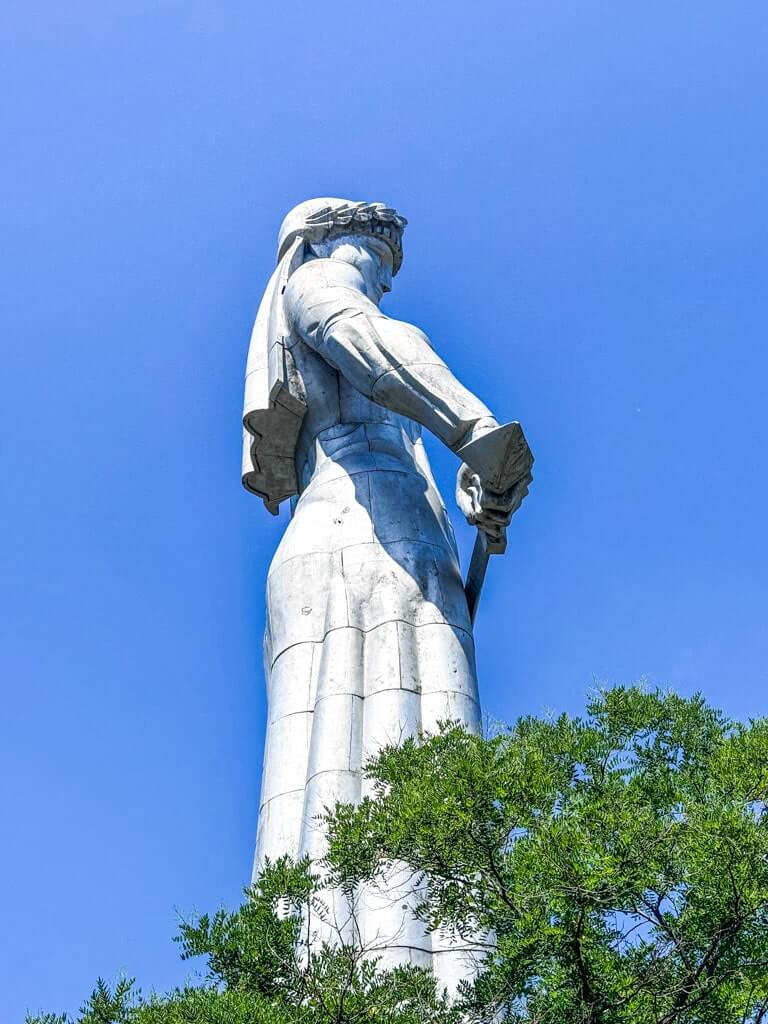 Mother Georgia statue in Tbilisi