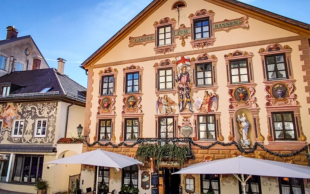 Air paintings of Garmisch-Partenkirchen