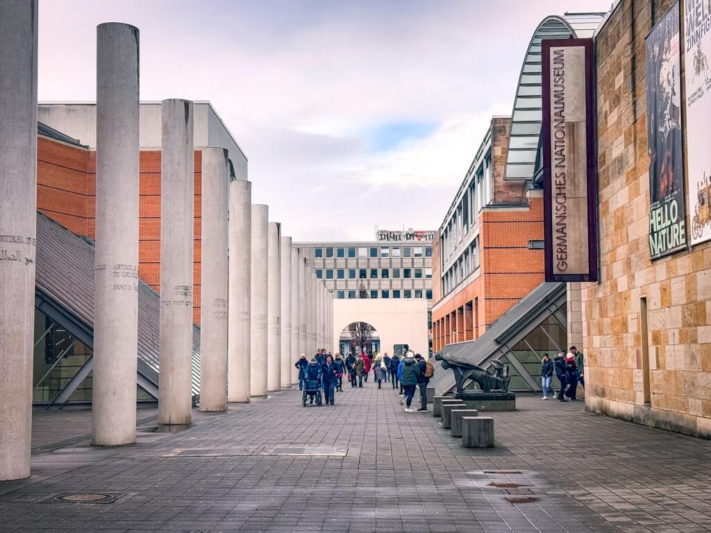 German National Museum and the Way of Human Rights in Nuremberg Germany