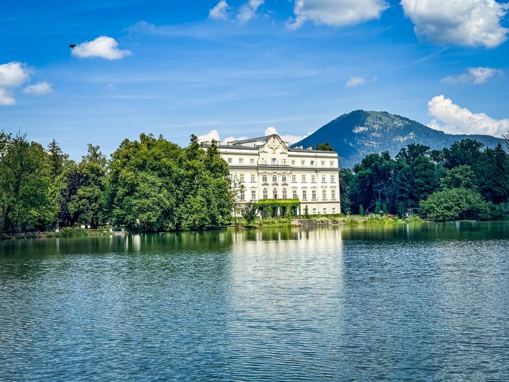 Leopoldskron Palace and Lake in Salzburg