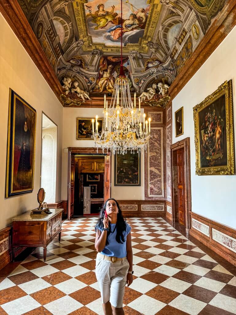 Inside the Prince Archbishop Residence in Salzburg Austria