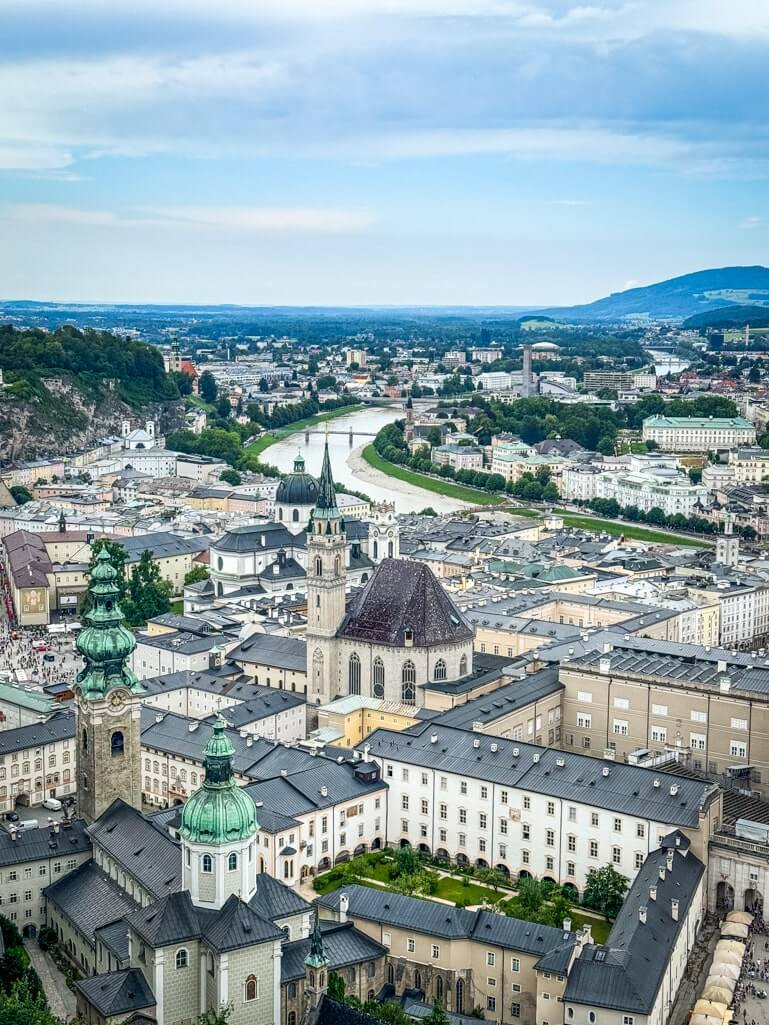 View from the Hohensalzburg Fortress