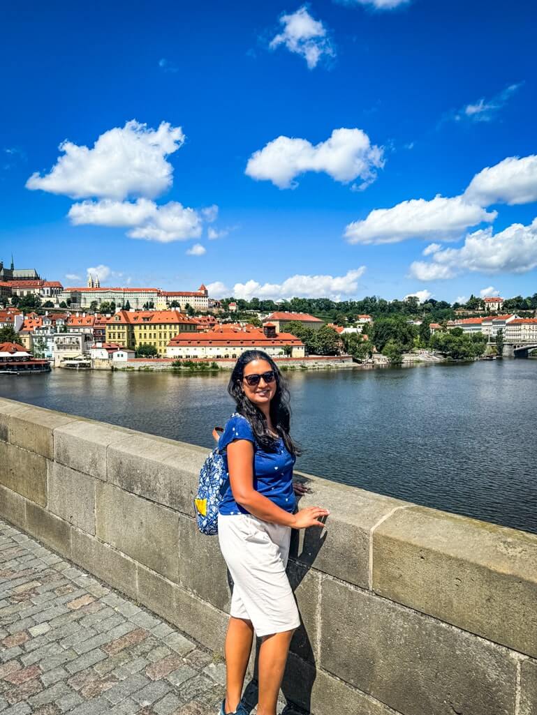 Author at Charles Bridge in Prague