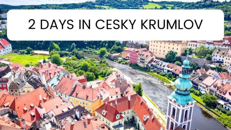 Traveling to Cesky Krumlov for 2 days and looking for the best 2-day Cesky Krumlov itinerary. Check out this epic Cesky Krumlov travel plan that allows you to see the best things in Cesky Krumlov including the castle, museums and amazing viewpoints in just 48 hours.
