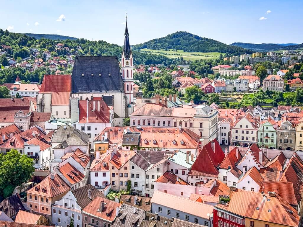 Views from the Castle Tower in Cesky Krumlov