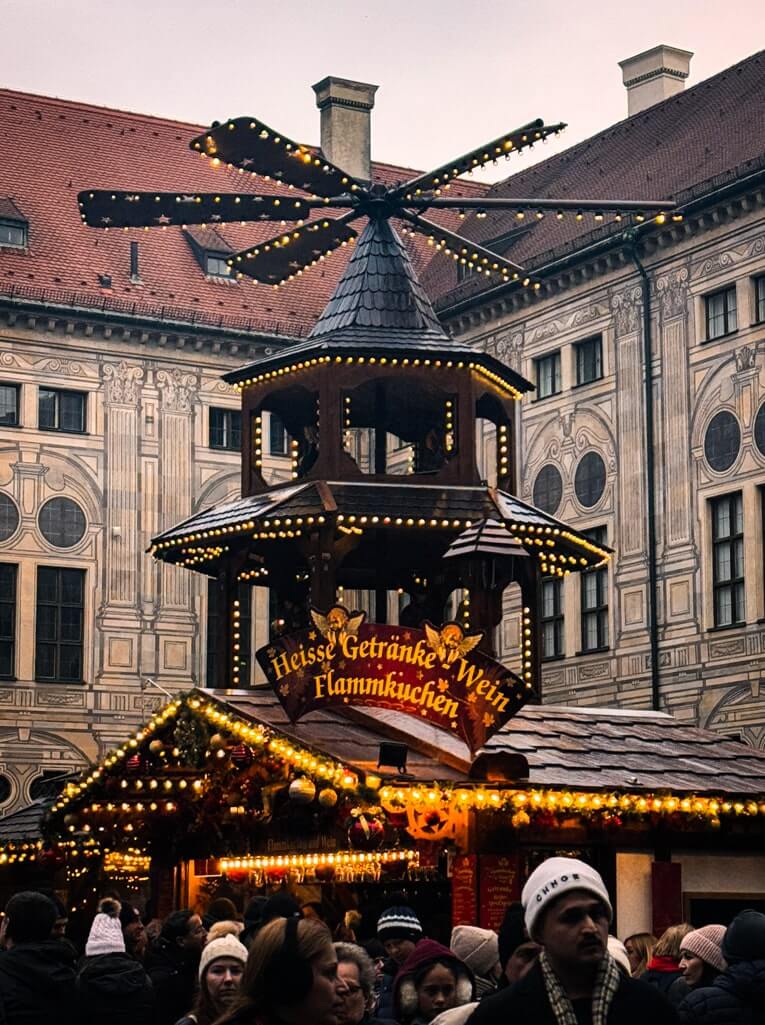 Christmas pyramid at Residenz Munich