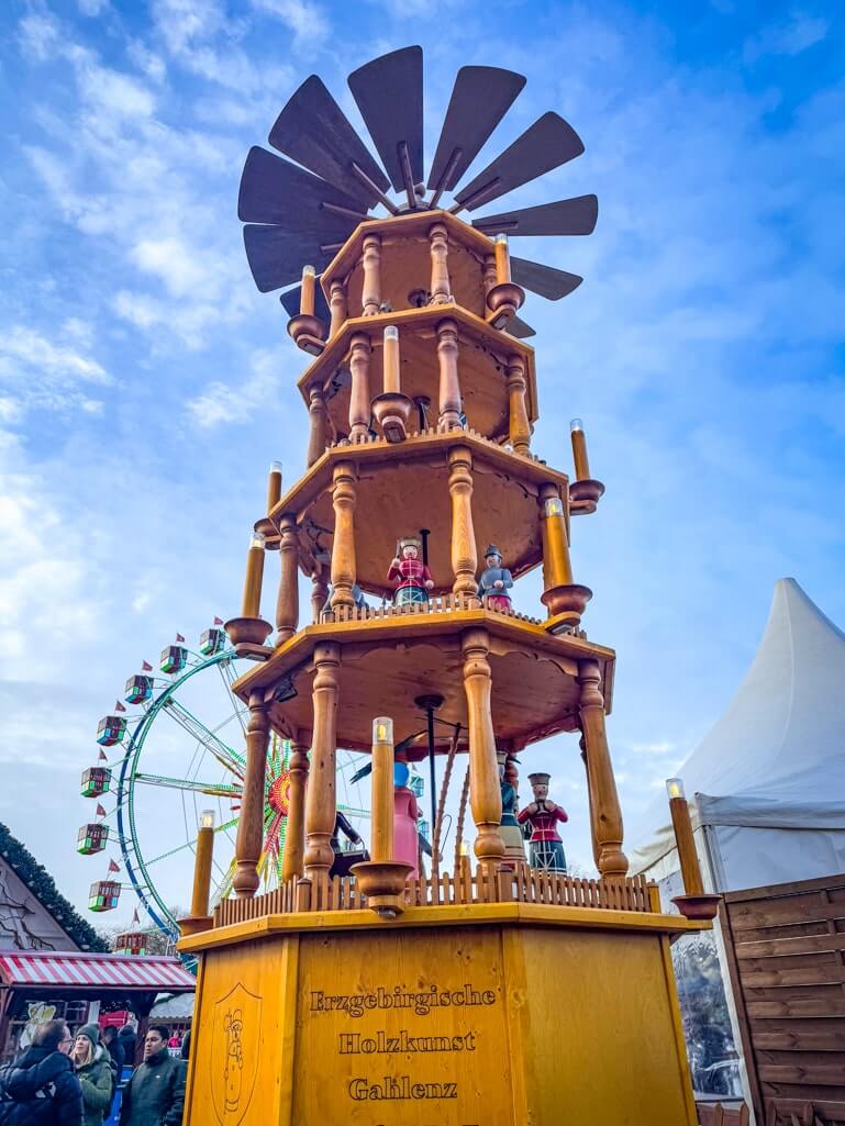 Giant CHristmas pyramid in Berlin