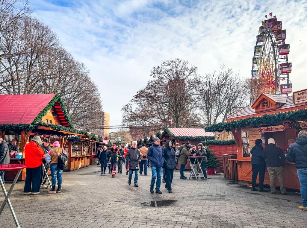 Christmas market at Alexanderplatz in Berlin