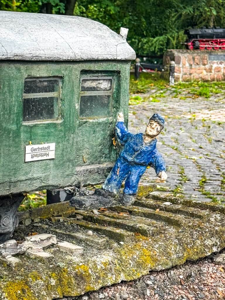 Miniature trains in Gerbstedt Germany