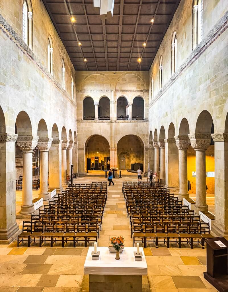 Inside the Collegiate Church of St. Servatius