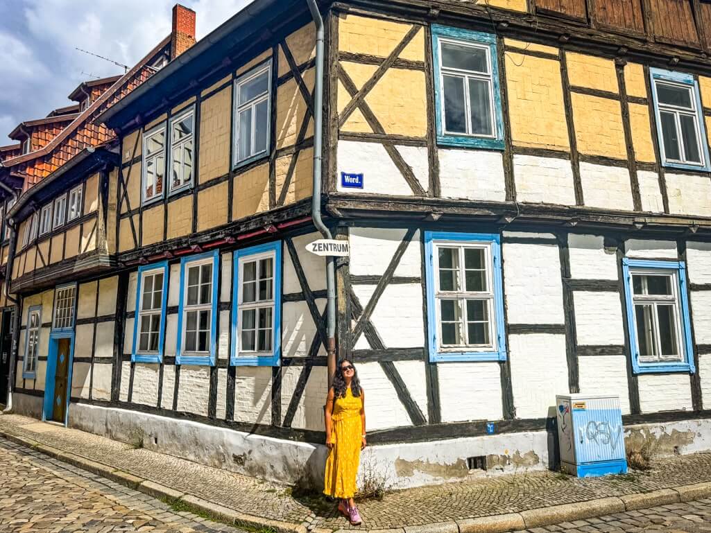 Word street in Quedlinburg Germany