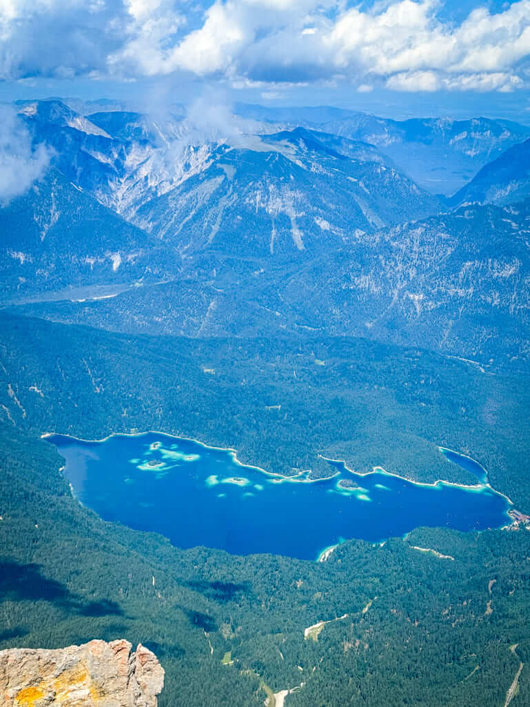 View from Zugspitze