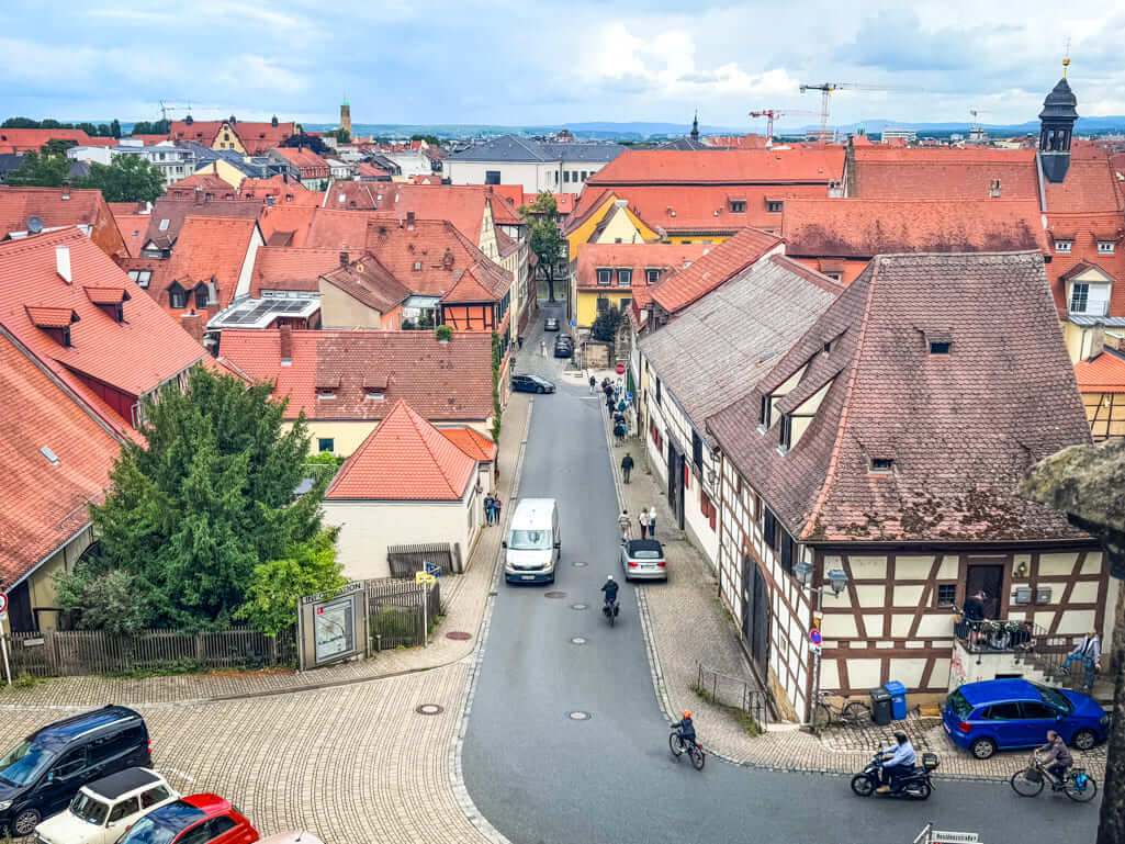 View of Bamberg from the Rose Garden