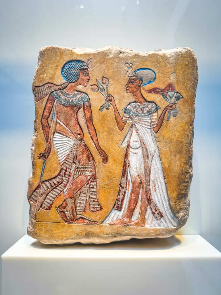 Displays at the Neues Museum in Berlin