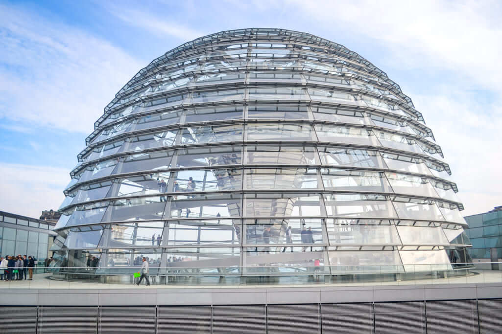 Glass dome of Reichstag building