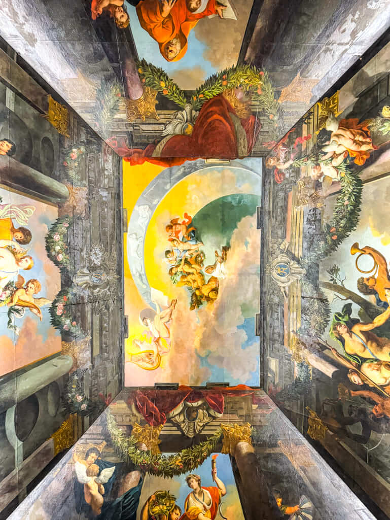 Murals at Charlottenburg Palace in Berlin