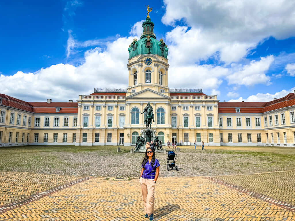 Author at Charlottenburg Palace in Berlin