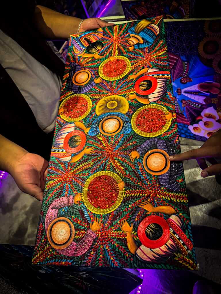 Tz'utujil painting in Guatemala