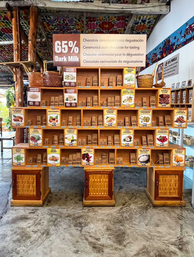 Chocolate products in San Juan La Laguna, Guatemala
