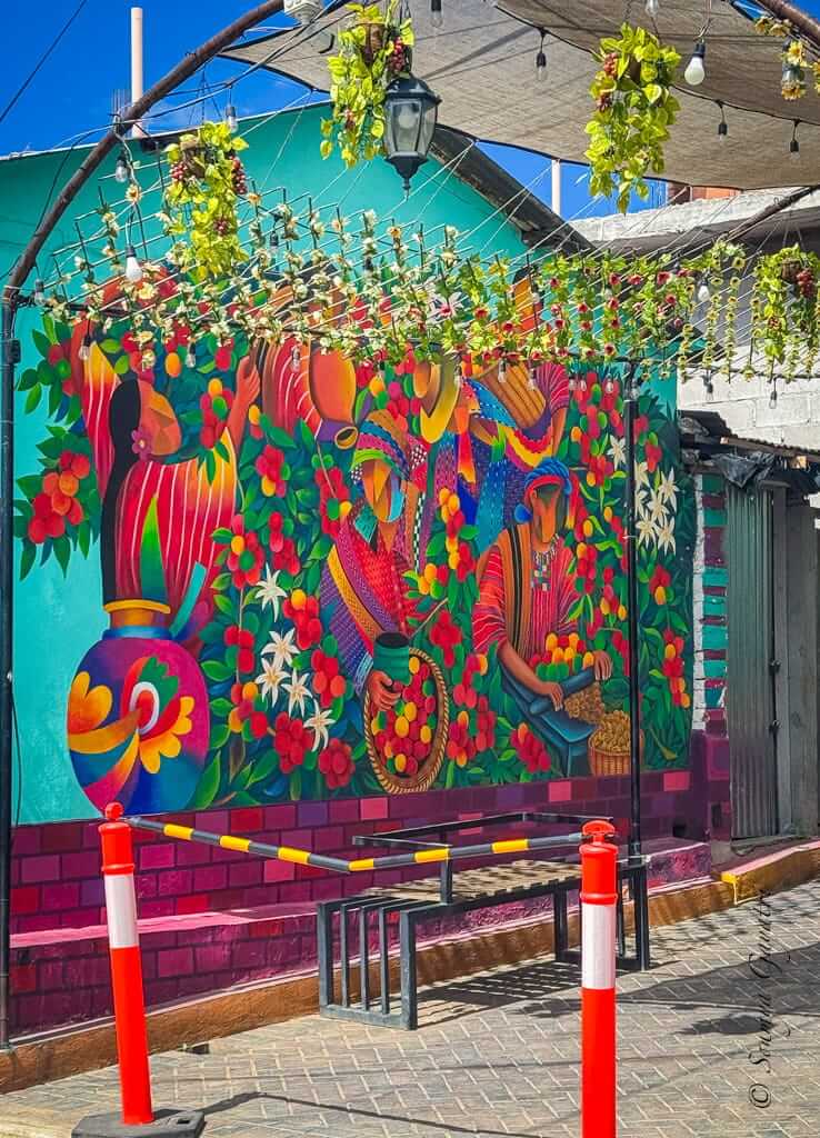 Murals in San Juan La Laguna, Lake Atitlán