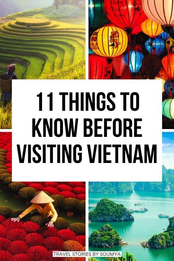 Visiting Vietnam for the first time? Wondering what you should know before landing in Vietnam? Check out this epic Vietnam first-timers guide with the 11 important things you have to know before visiting Vietnam. Don't plan your Vietnam trip before reading this helpful Vietnam travel guide.